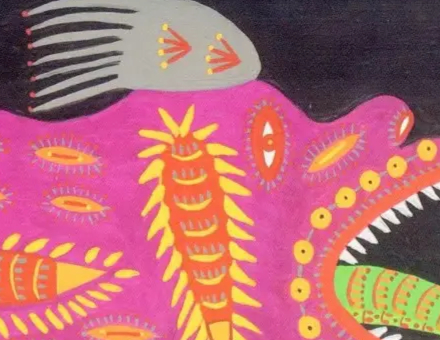 May That Nuclear War Be Cursed! (1978) by Maria Prymachenko