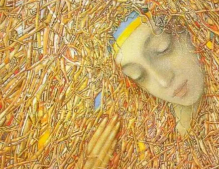 Red Sunset on the Dnipro River (1905–8) by Arkhyp Kuindzhi